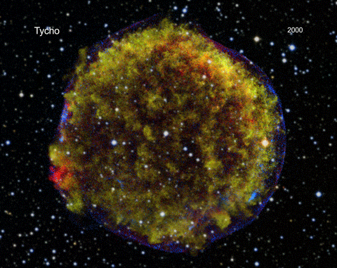 Tychos-Supernova-Remnant-Chandra-Movie-Captures-Expanding-Debris-From-a-Stellar-Explosion.gif