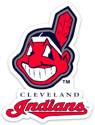 Cleveland Indians Chief Wahoo Logo Type MLB Cleveland Indians Die-cut  MAGNET | eBay