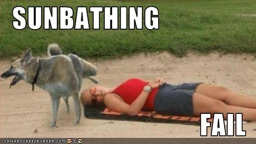 sunbathing-fail