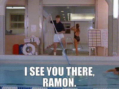 Image of I see you there, Ramon.