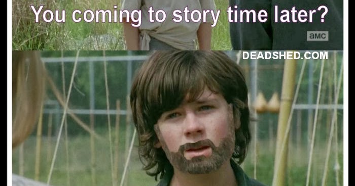 The_Walking_Dead_Season_4_Meme_Carl_Beard_Old_Story_Time_4x01_DeadShed.jpg