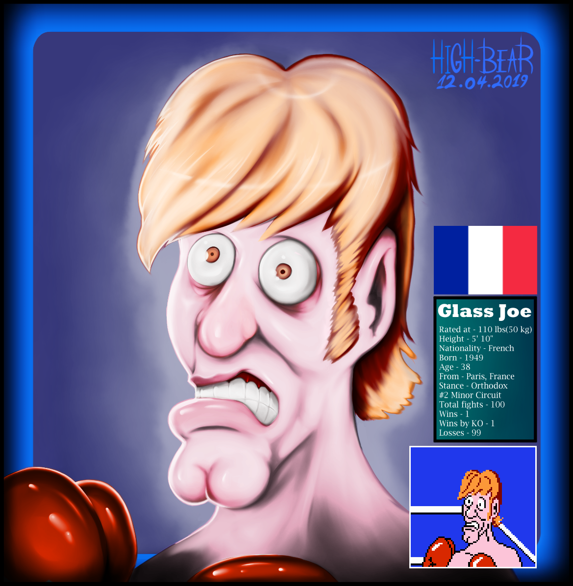 Punch Out - Glass Joe (info) by High-Bear on DeviantArt